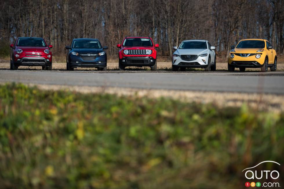 Photos du Comparatif des véhicules multisegments compact 2016