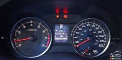 Instrumentation de la Subaru Impreza 5 portes touring 2016