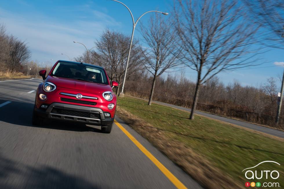 Conduite de la Fiat 500x 2016