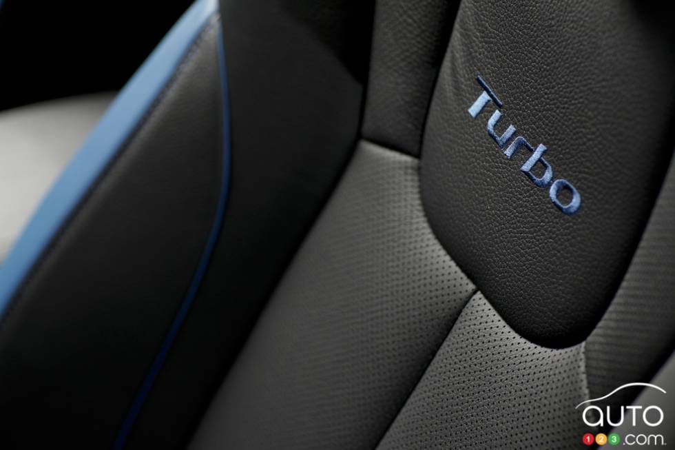 Détails de la garniture des sièges