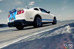 Ford Mustang Shelby GT500 during the 2010 Supercar comparison test