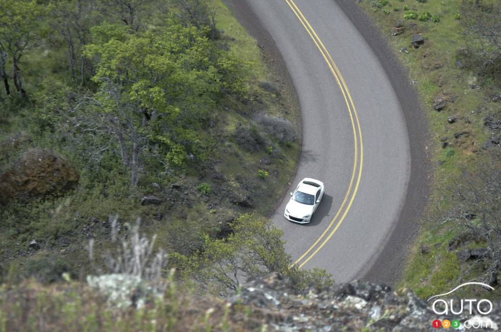 Overhead view in a corner