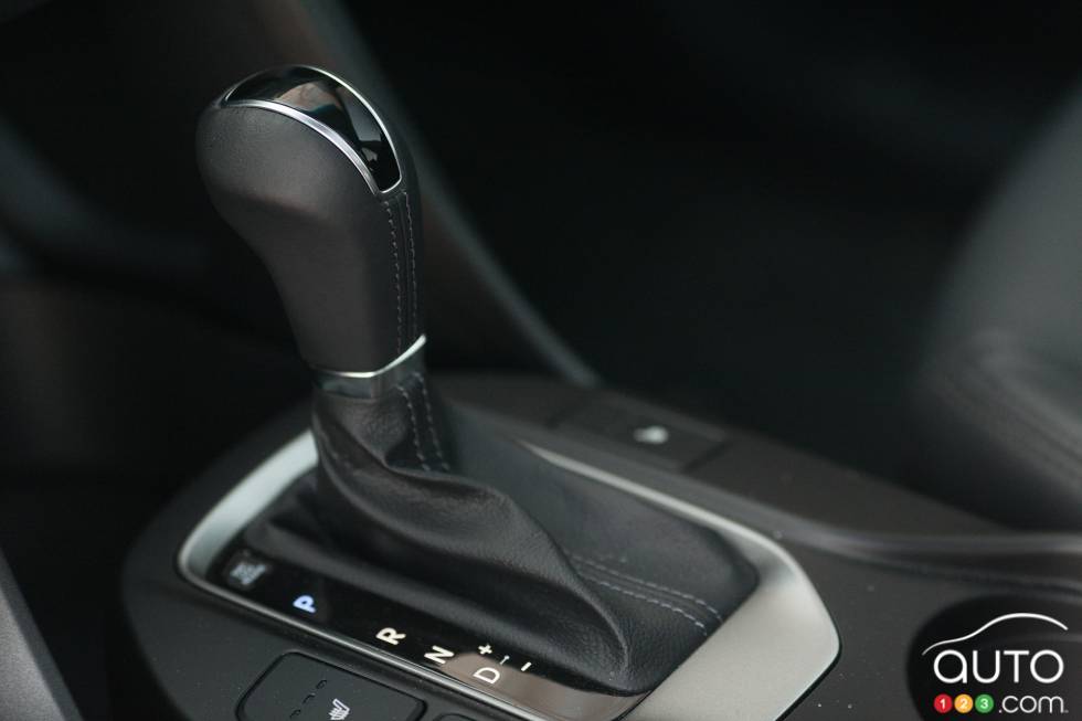 Détails du levier de vitesses