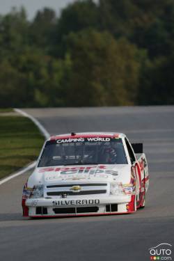 Max Papis, Chevrolet Sport Clips Joe Denette in action during friday's afternoon practice session