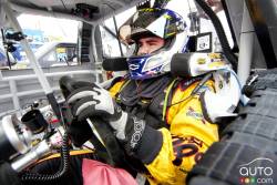 Brendan Gaughan, Chevrolet South Point Hotel & Casino, gets ready for Friday practice.