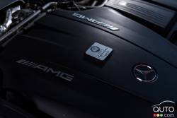 Détail du moteur de la Mercedes AMG GT S 2016