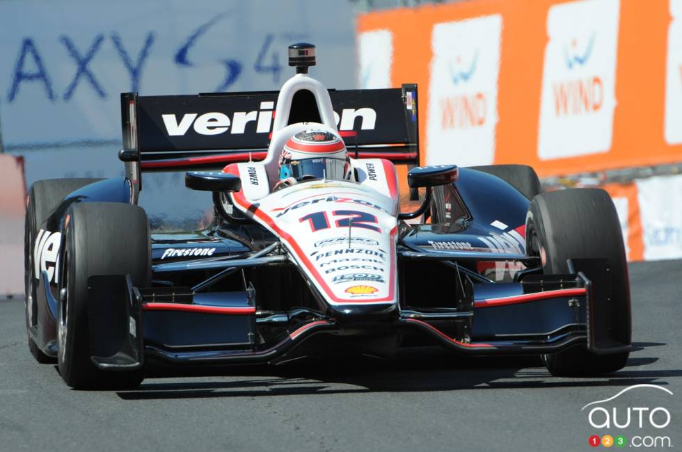 Will Power, Team Penske during morning warm-up