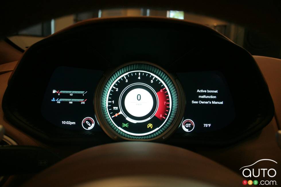 Aston Martin DB11 gauge cluster