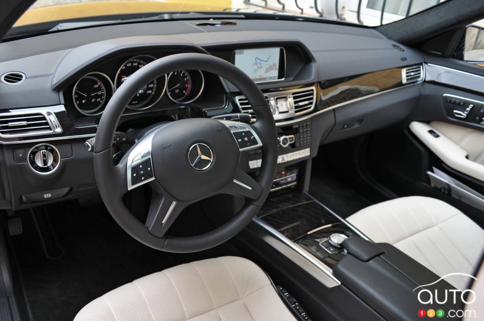 Dashboard and front seats