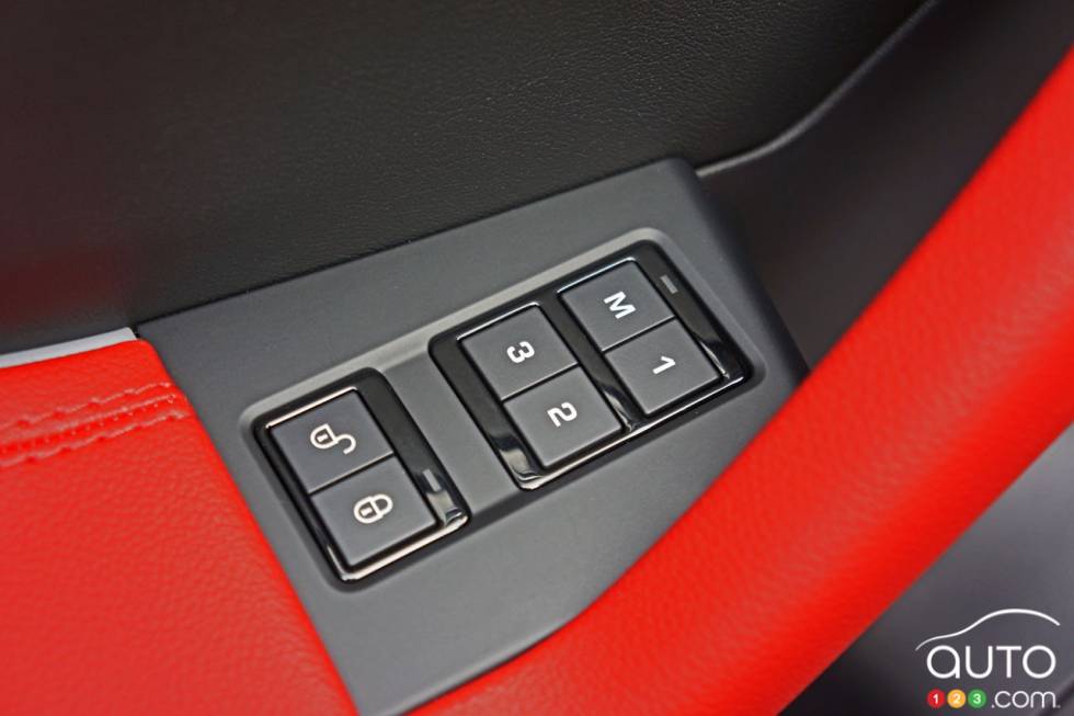 2017 Jaguar F Pace R Sport interior details