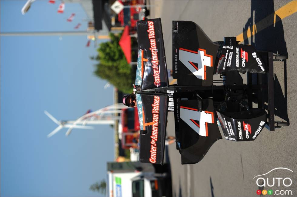 Mechanic transporting wings