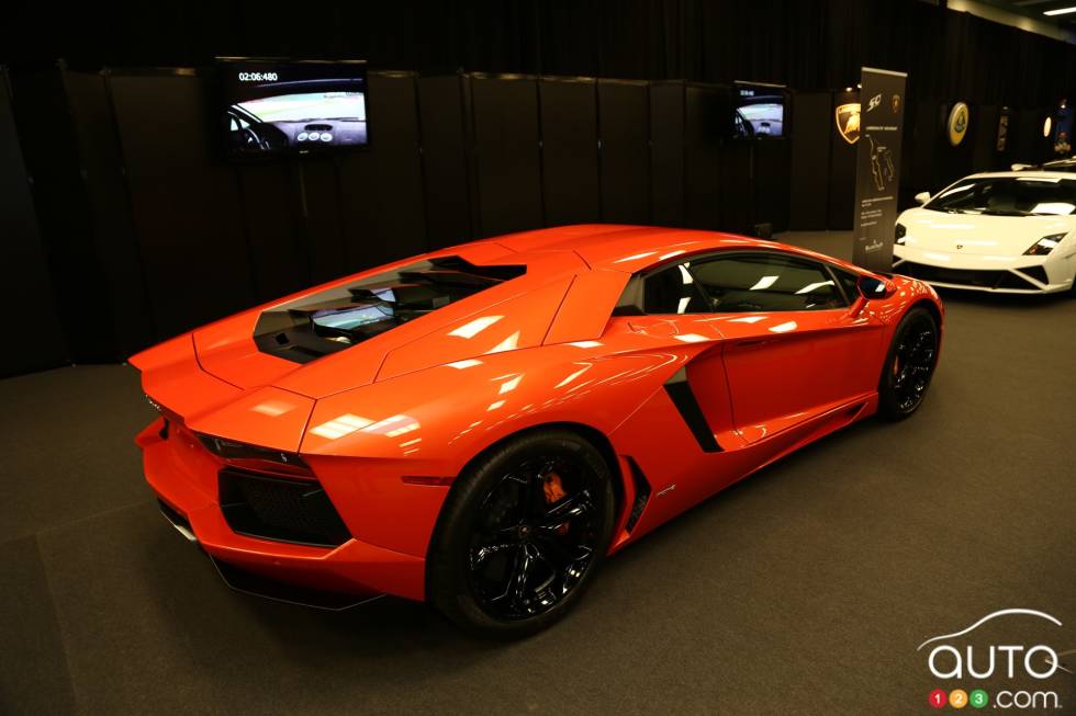 2013 Lamborghini Aventador.