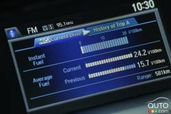 infotainement display