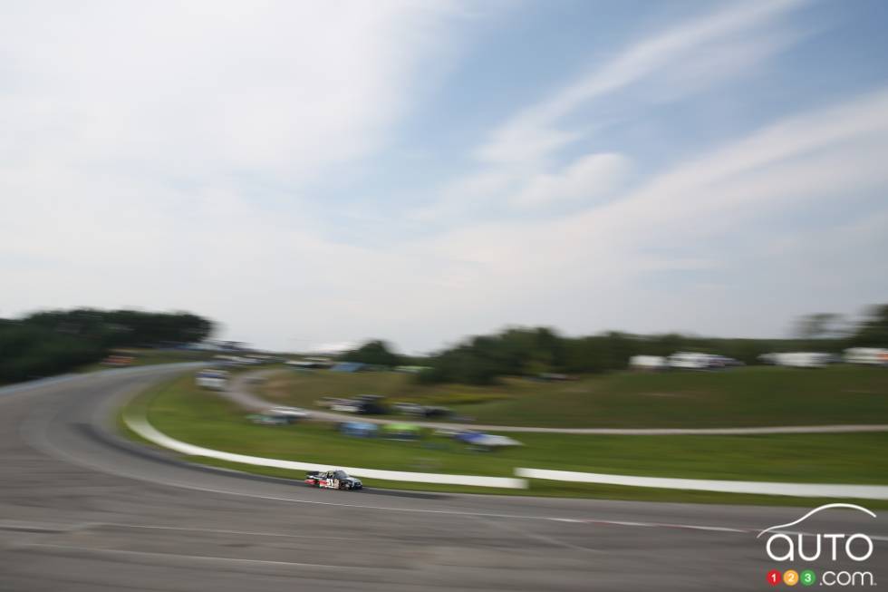 Chad Hackenbracht, Toyota Tastee Apple / Ingersoll Rand en action lors de la pratique de vendredi après-midi