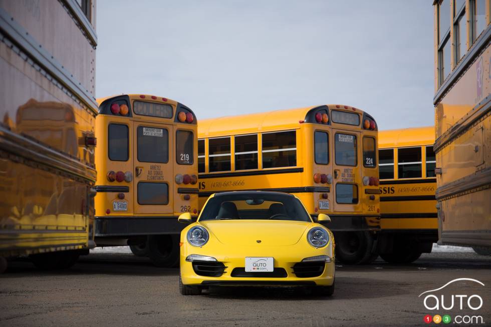 Full front view, away