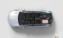 Vue intérieure de la  Buick Regal TourX 2018