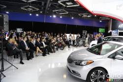 Kia booth at the 2013 Montreal International Auto Show.