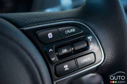 2016 Kia Optima SXL steering wheel mounted cruise controls