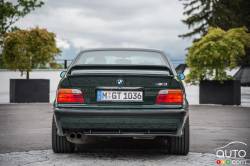Vue arrière de la BMW E36 M3