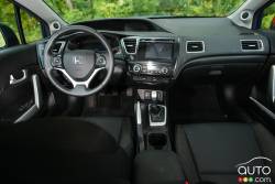 Tableau de bord de la Honda Civic EX coupe 2015