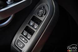 Détail intérieur de la Fiat 500x 2016