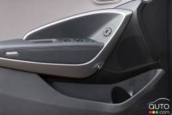 Interior door panel, driver's side