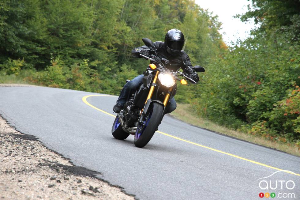 front 3/4 action view