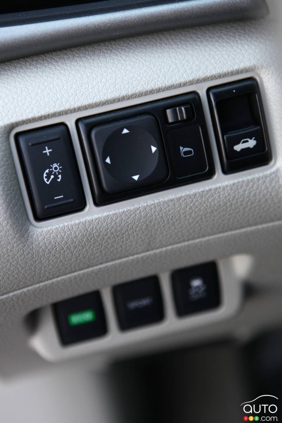 Détails de divers intérrupteurs