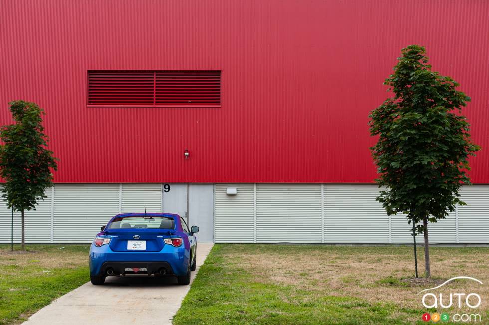 Vue arrière éloignée