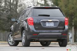 2016 Chevrolet Equinox LTZ rear 3/4 view