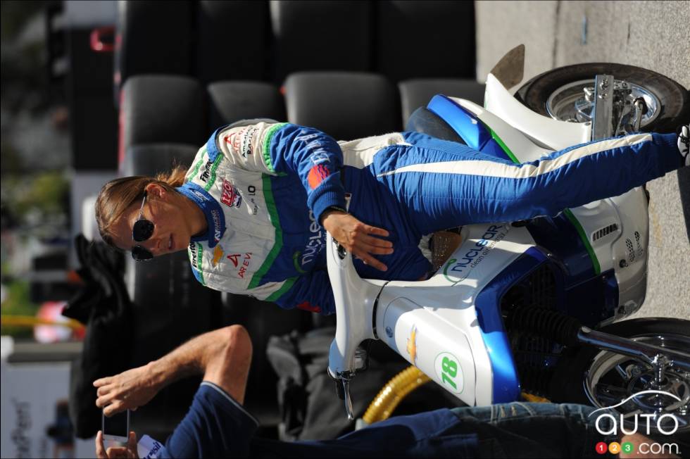 Simona De Silvestro, KV Racing Technology dans les puits