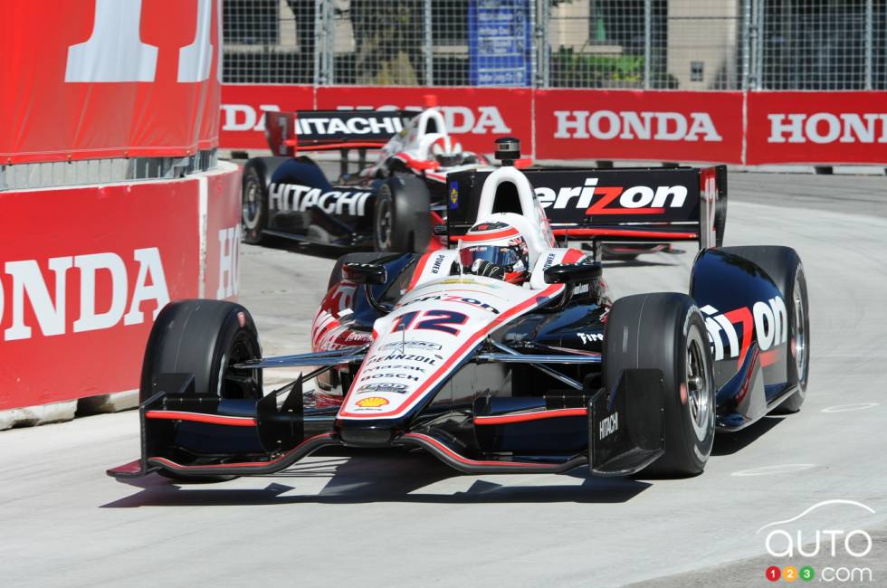 Will Power, Team Penske during practice