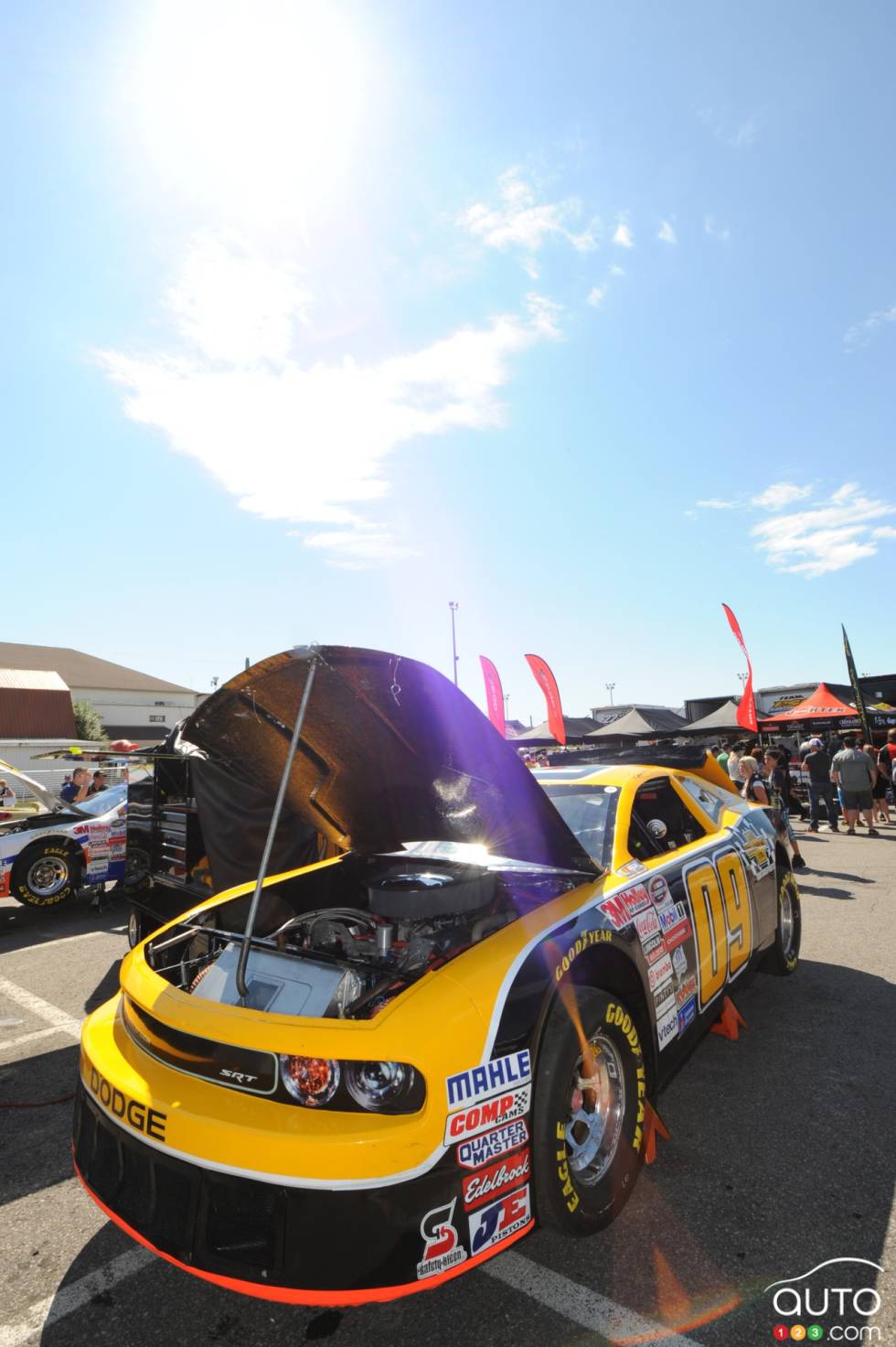 Ryley Seibert, Lake Excavating/Marshall’s Dodge car in paddocks