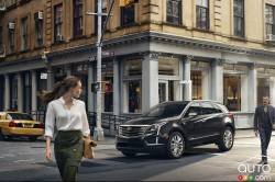 2017 Cadillac XT5 front 3/4 view