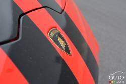 Écusson du manufacturier de la Lamborghini Huracan LP 580 2016