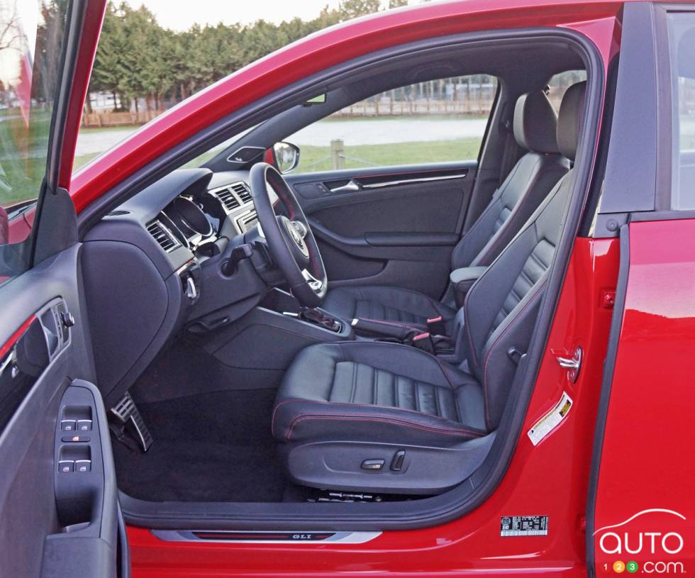 Driver and passenger area                               