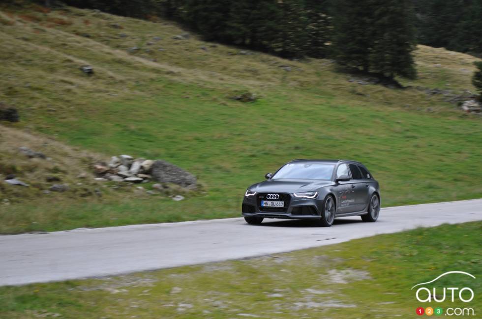 front 3/4 action view