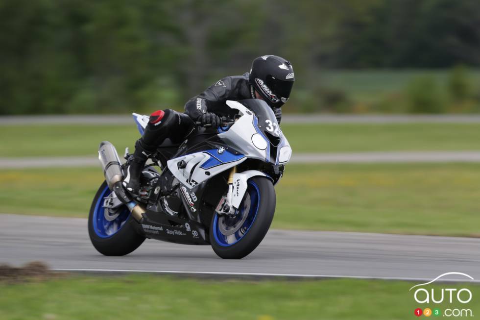 front 3/4 action view