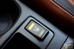 2017 Nissan Rogue front heated seats controls