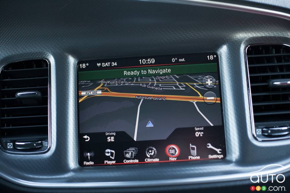 Navigation system display