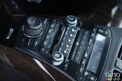 Controls on the dashboard