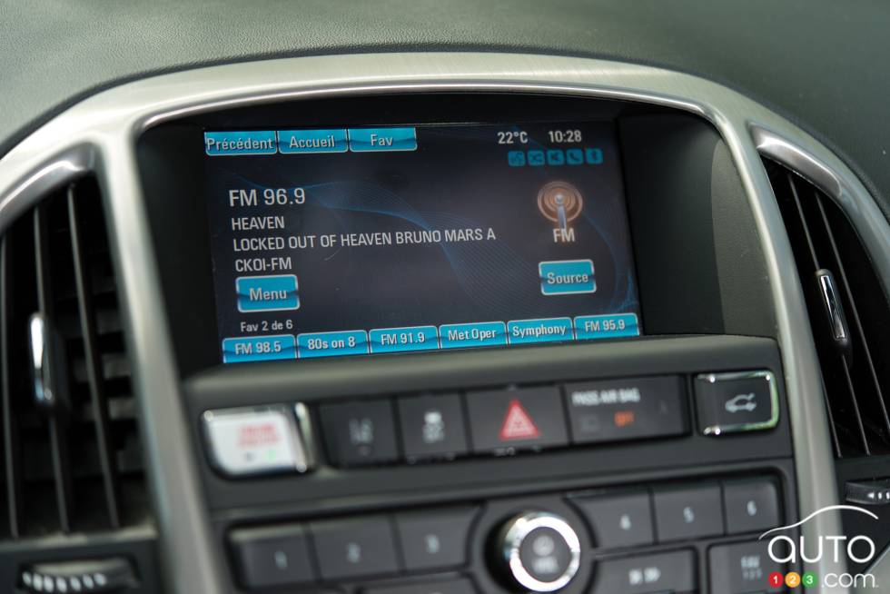 Infotainement display