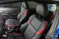 2016 Subaru WRX STI front seats