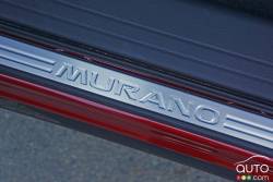 2016 Nissan Murano Platinum door sill