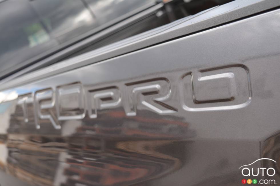 Détail extérieur de la Toyota Tundra TRD Pro 2016