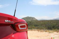 Feux arrière de la Fiat 124 Spider 2017