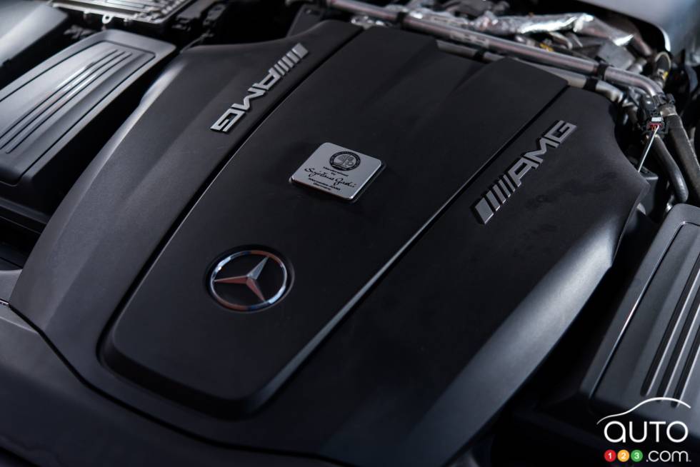 2016 Mercedes AMG GT S engine