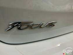 Écusson du modèle de la Ford Focus EV 2016