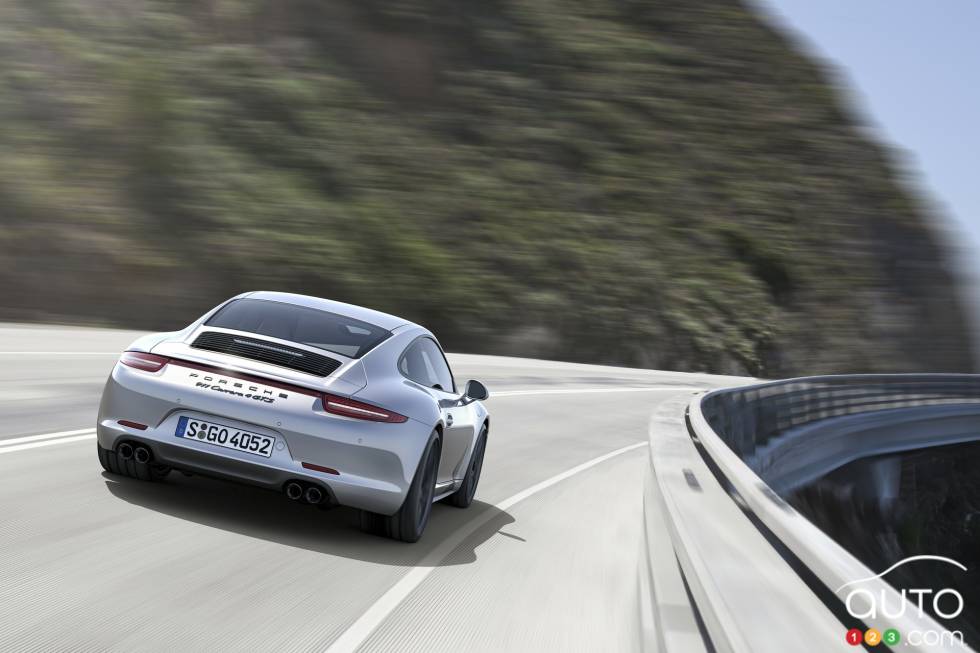 vue de derrière en action