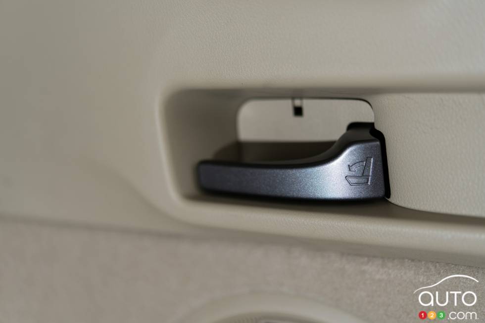 Détail du coffre de l'Acura RDX Elite 2016